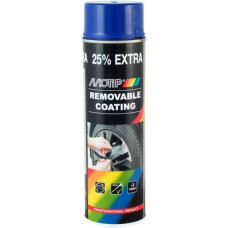 Rubber BLUE wheel paint MOTIP sprayplast (500ml) 