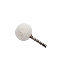 Limestone ball for rubber Ø 38mm, stem 6mm