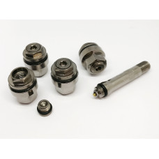 Hidden valve set for ALU wheels (dark metal)